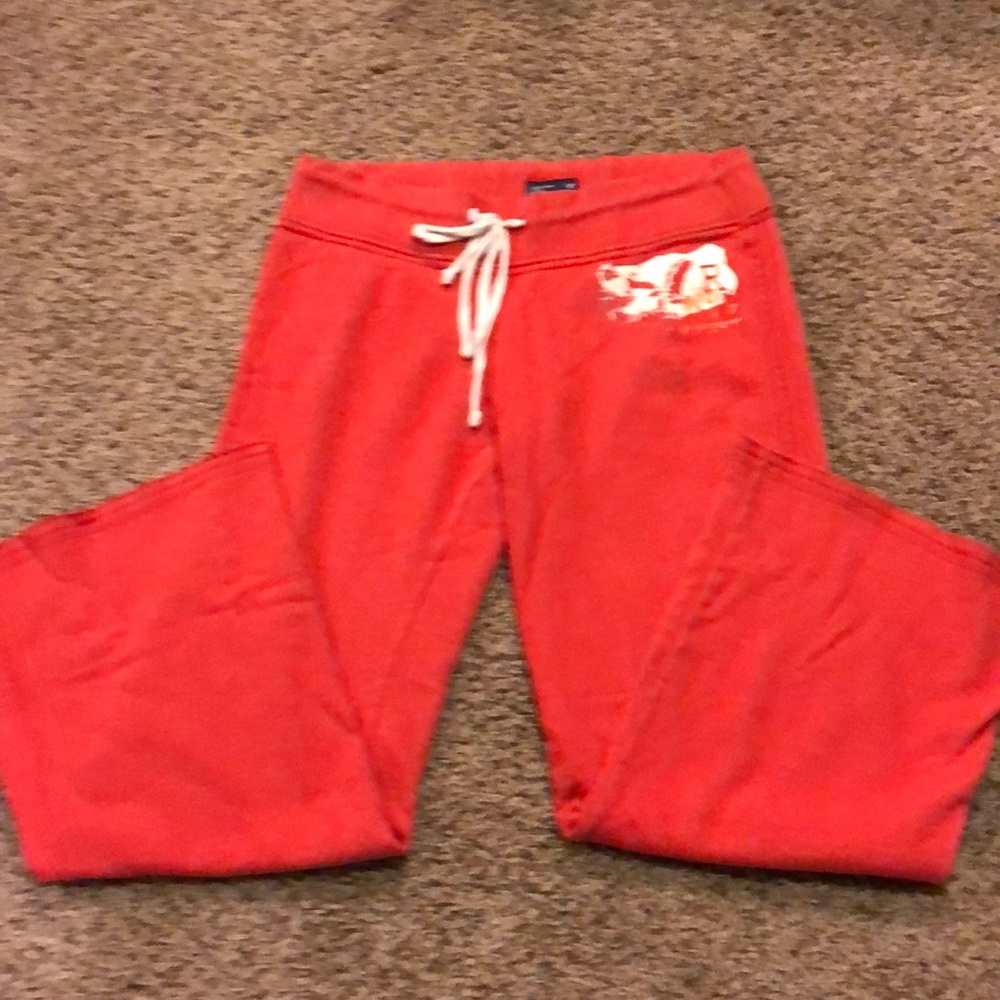AE red sweats